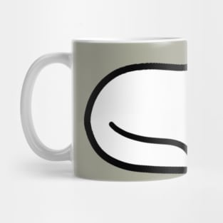 Simple White Cat Mug